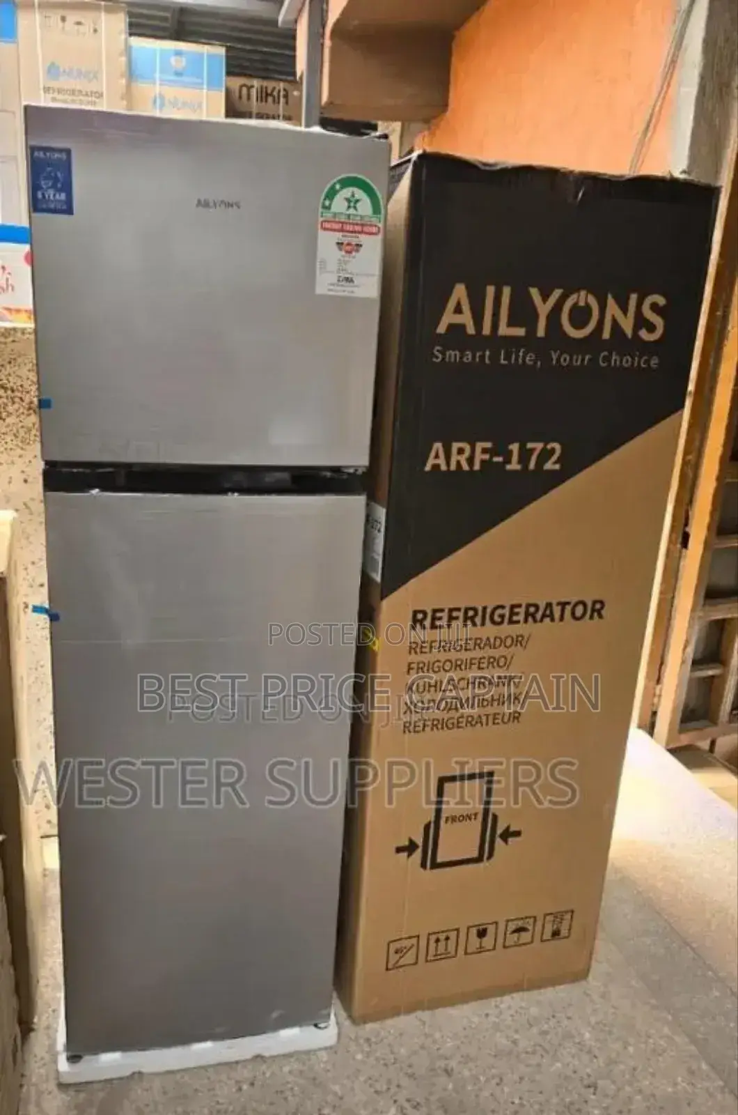 168 Litres Double Door Ailyons Refrigerator