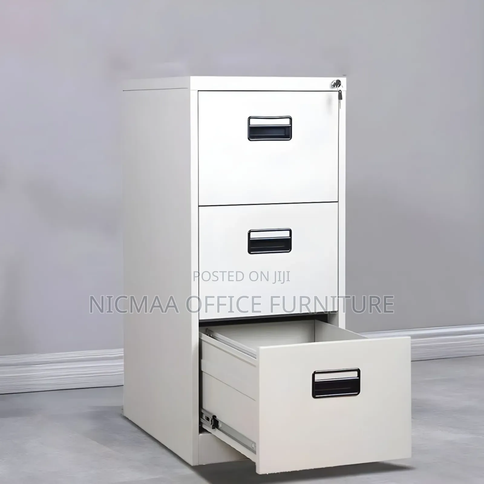 3-File Drawer Cabinet