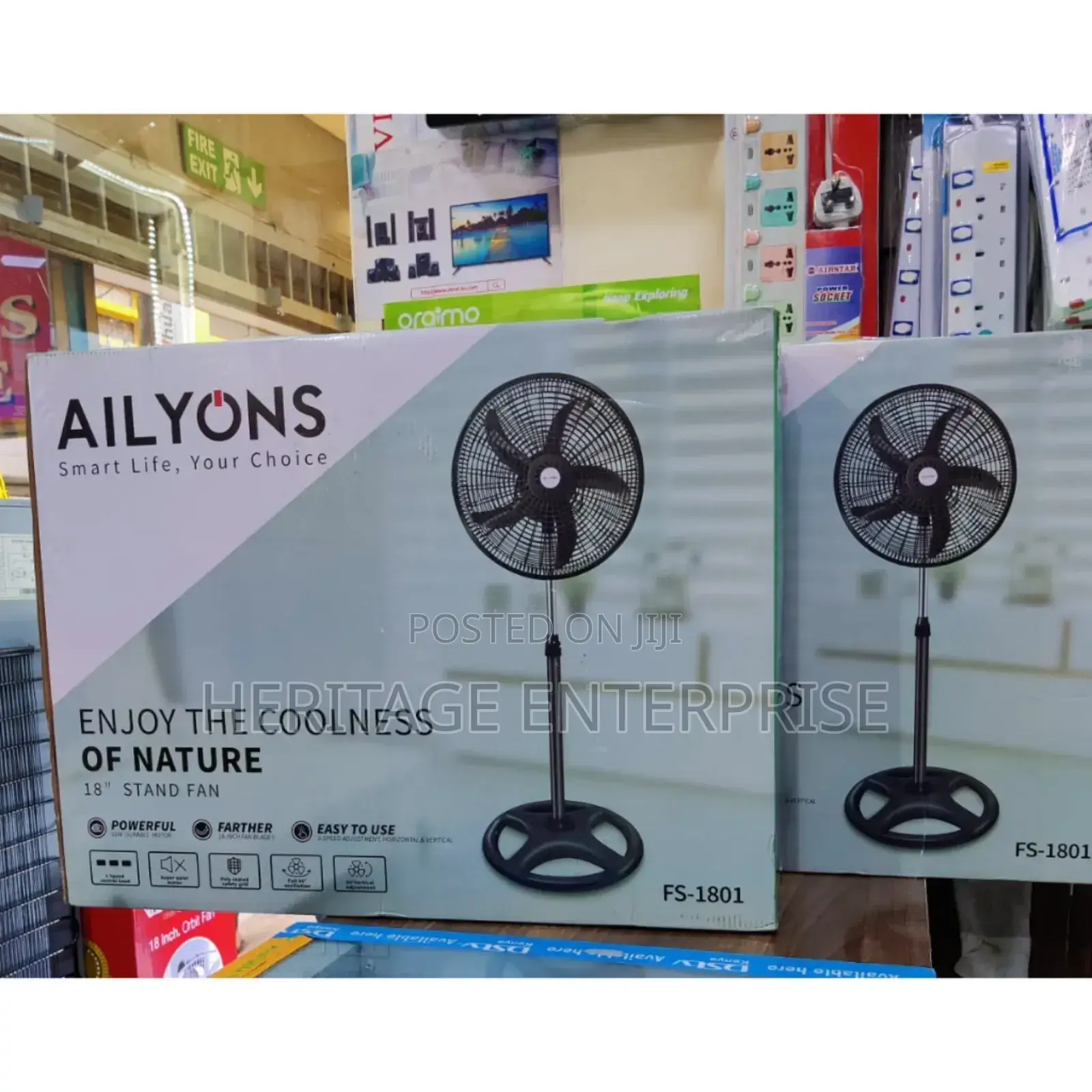 *Ailyons 18" Stand Fan