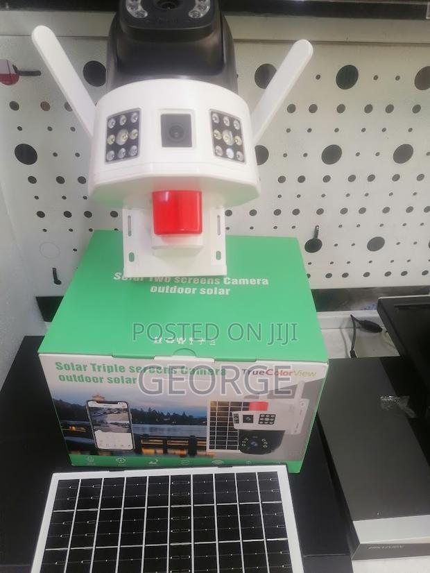 Advanced Quality Dual Lens 4g Smart Solar Camera With Siren