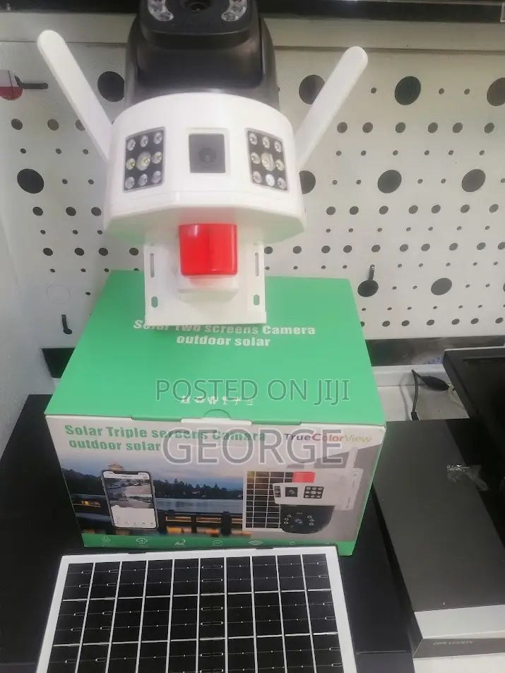 Advanced Quality Dual Lens 4g Smart Solar Camera With Siren