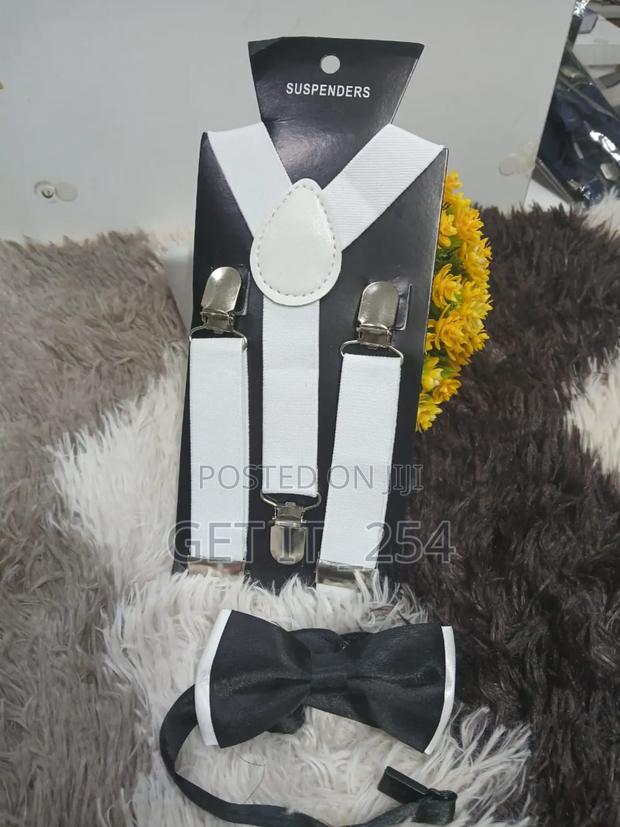 Suspenders Set With a Bow Tie Both for Kids and Adults - thumbnail 2