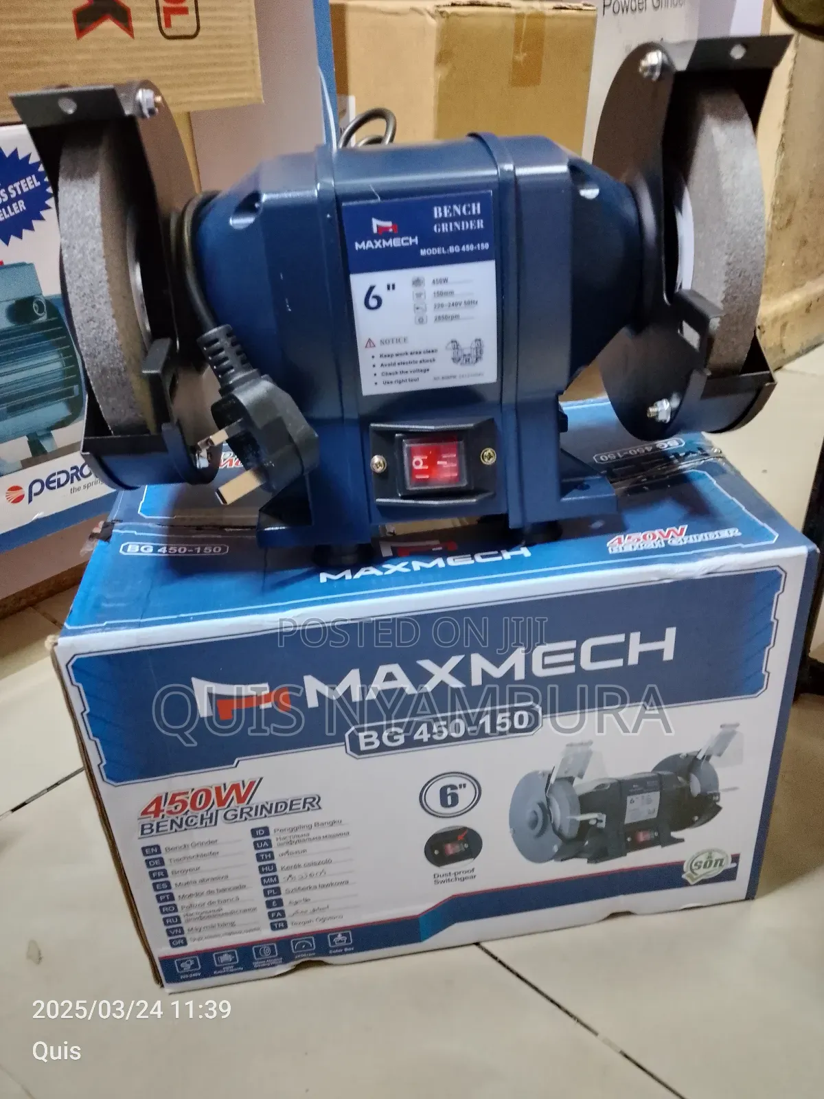 Electric Knife Sharpener,Bench Grinder 450w Machine