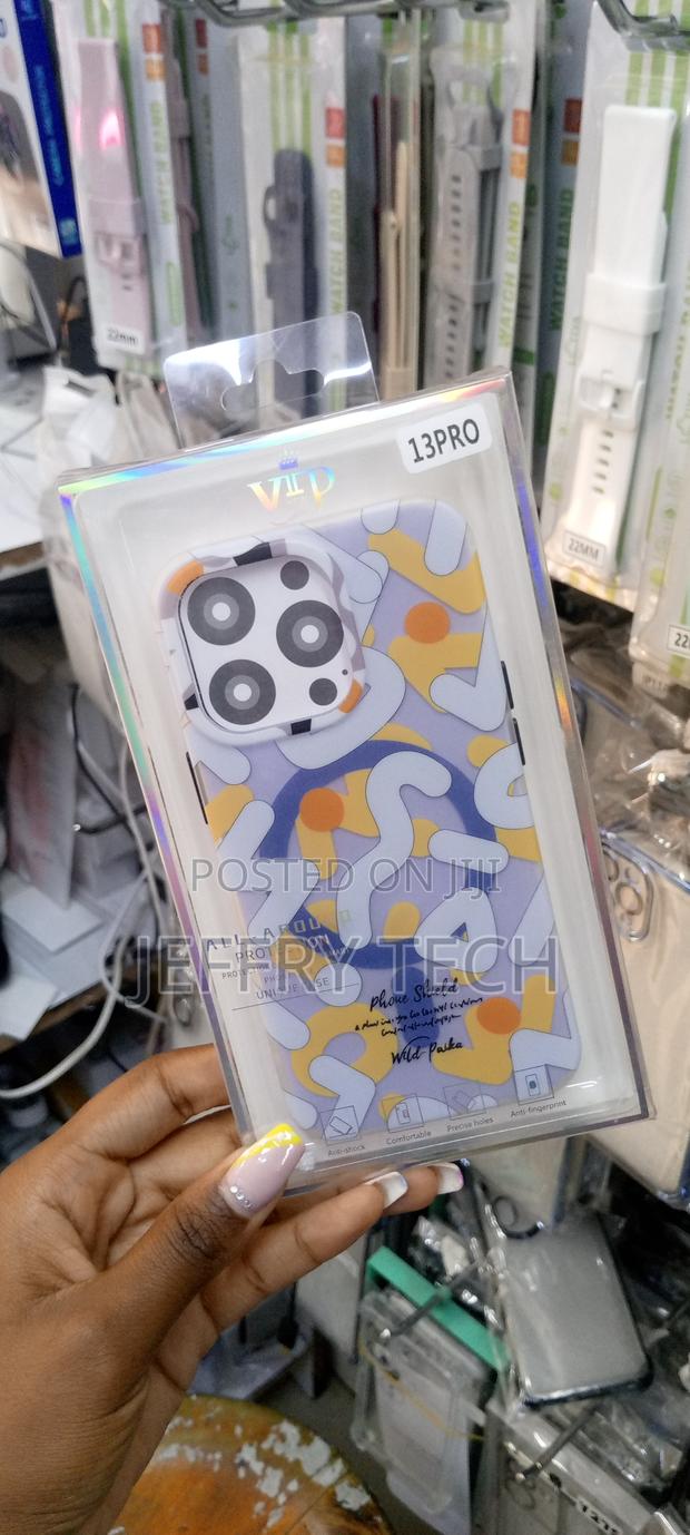 iPhone 13 Pro Magsafe Palka Case -Sky Blue Marks - thumbnail 3