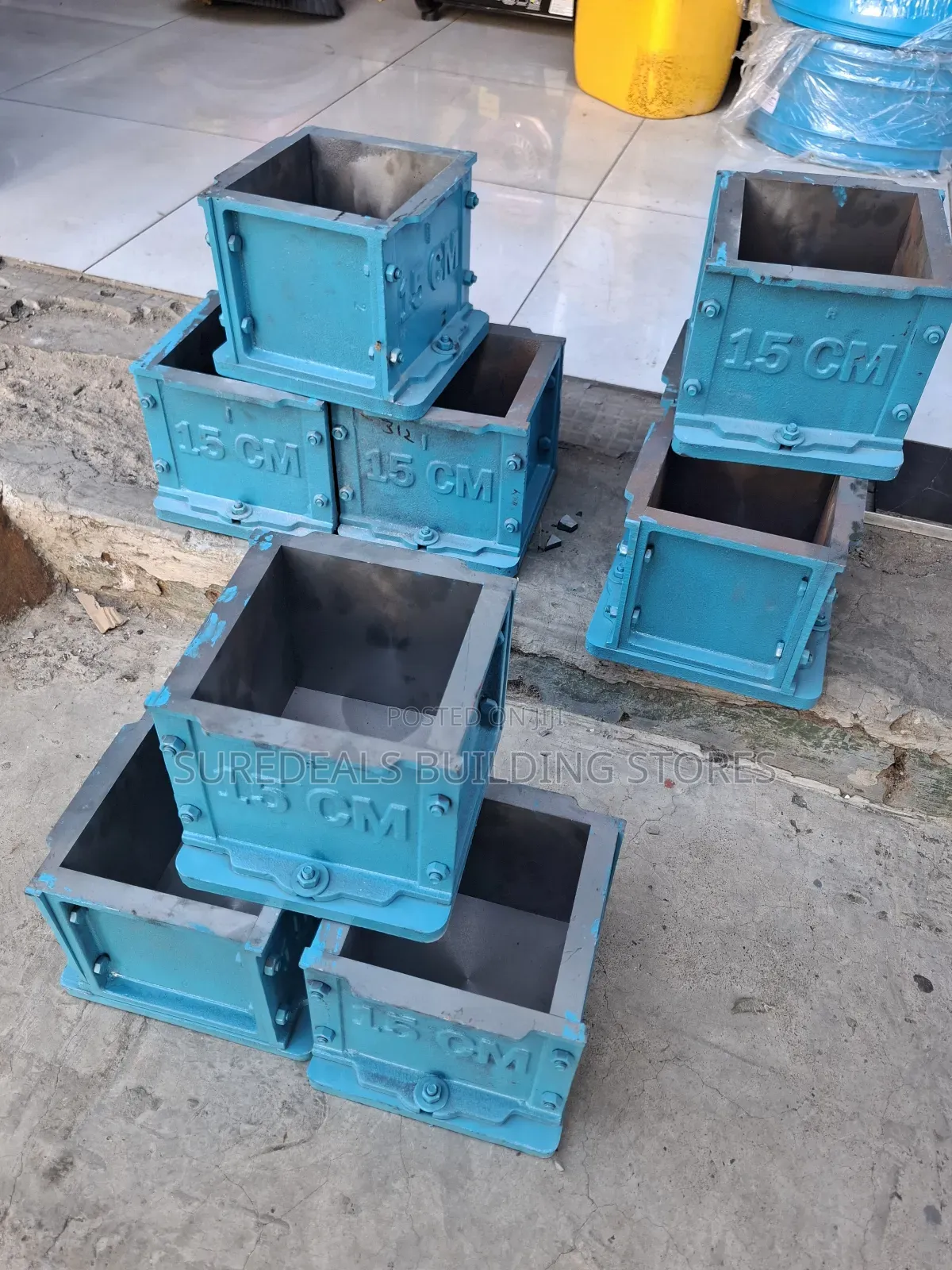 150mm Cast Iron Cube Mould.