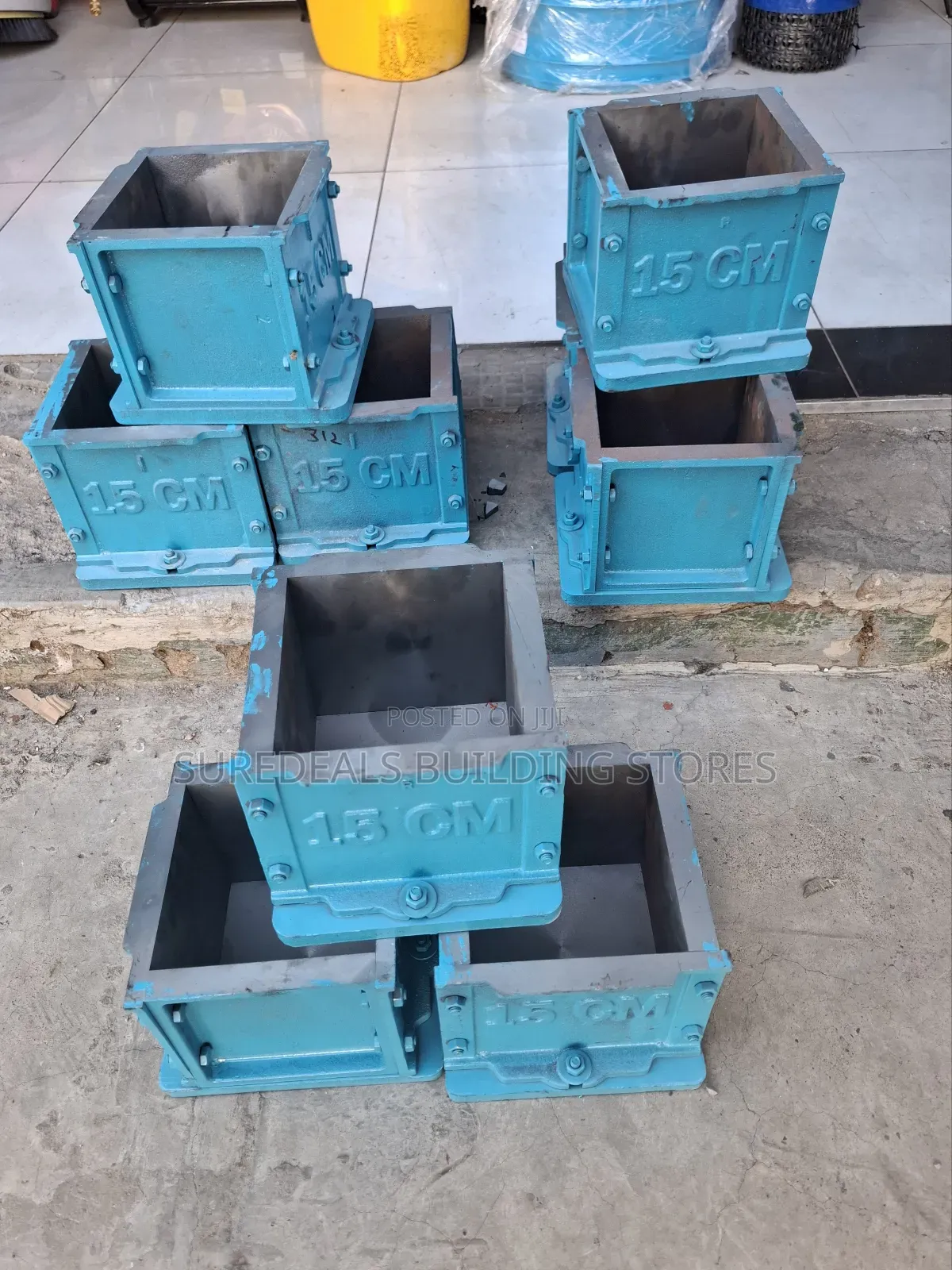 150mm Cast Iron Cube Mould.