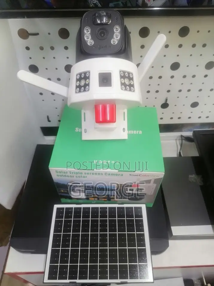 Long Service Dual Lens 4g Smart Solar Camera With Siren