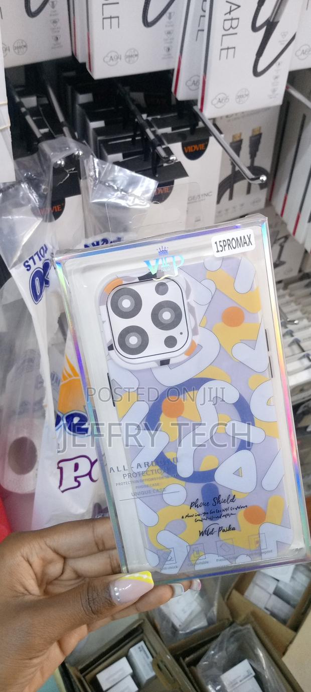 iPhone 15 Pro Max Magsafe Compatible Palka Case-White Marks - thumbnail 3