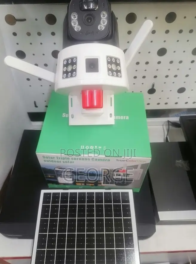 Sure Bet Dual Lens 4g Smart Solar Camera With Siren
