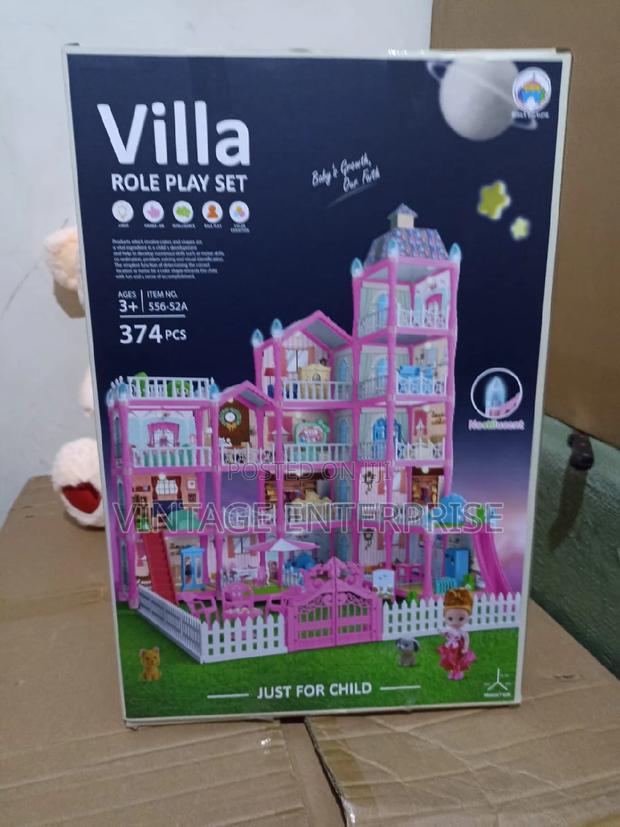 374 PCS Kids Doll House - main view