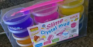 A Dozen of Slime Crystal Mud 12pcs