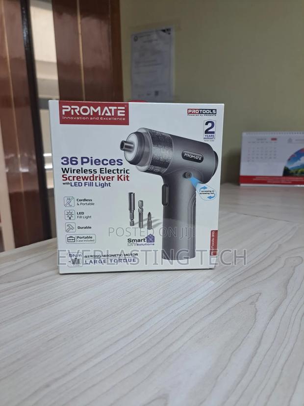 Promate 36-Pieces Wireless Electric Screwdriver Kit - thumbnail 3