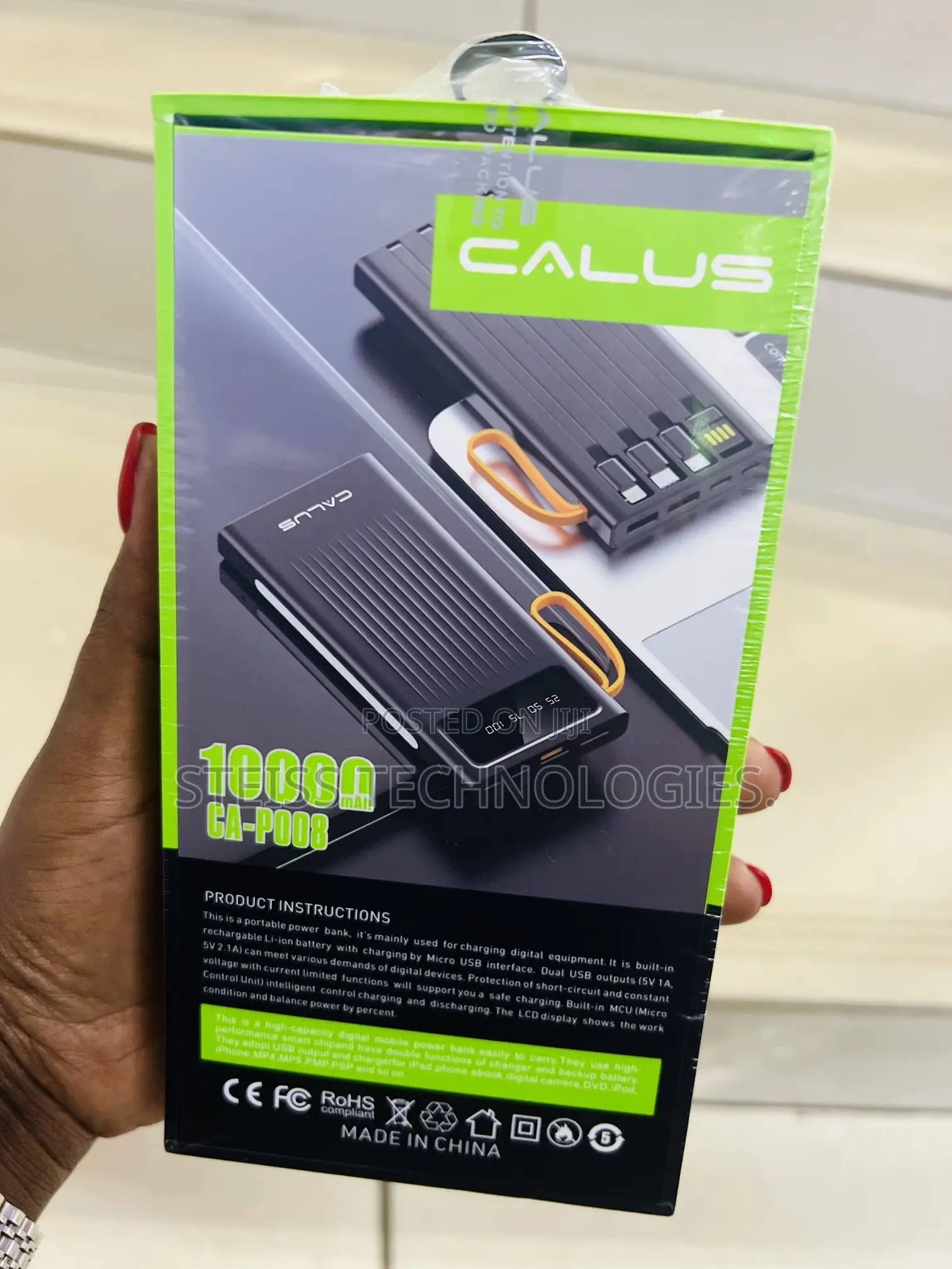 Calus 10000mah Pd Charge Powerbank.