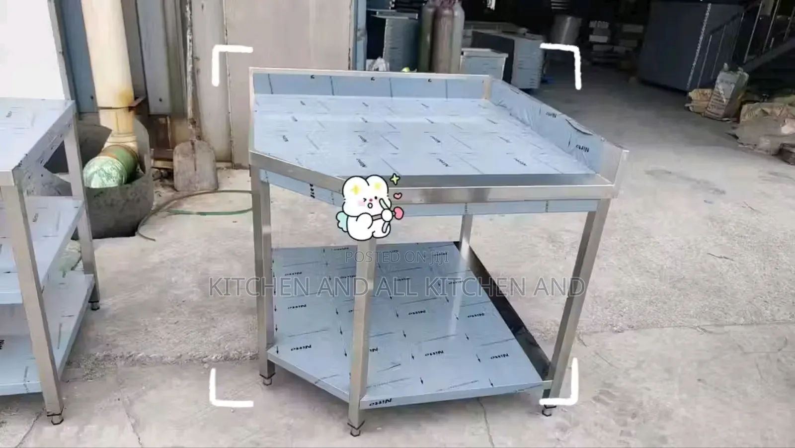 Stylish Stainless Steel Working Table