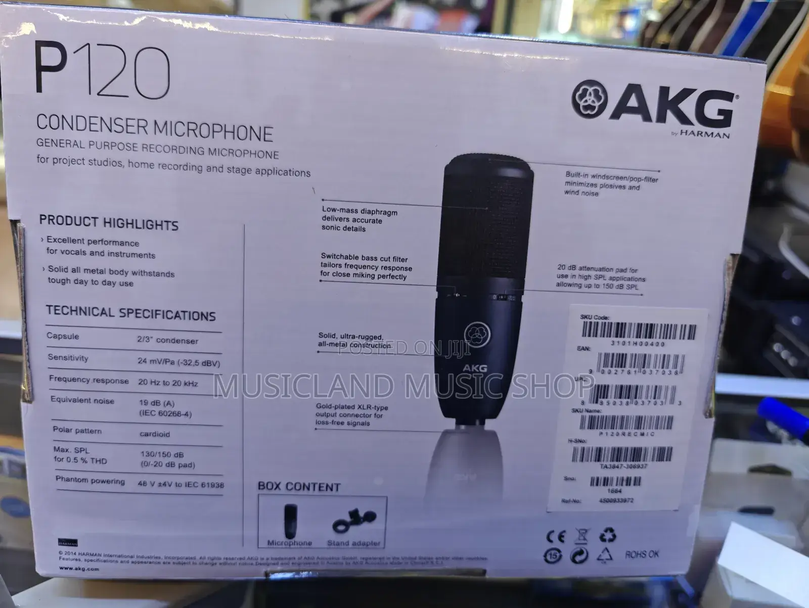 Akg P 120 Studio Mic