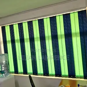 Black And Green Office Blinds