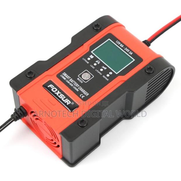 Lithium Battery Charger, 12v/24v 6amp Automatic Intelligent - main view