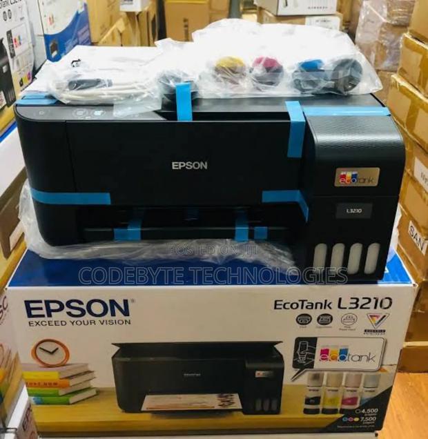 Epson Ecotank L3210 A4 All-in-One Ink Tank Printer - main view