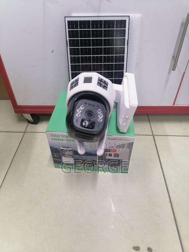 Long Service Dual Lens 4g Smart Solar Camera With Siren - main view