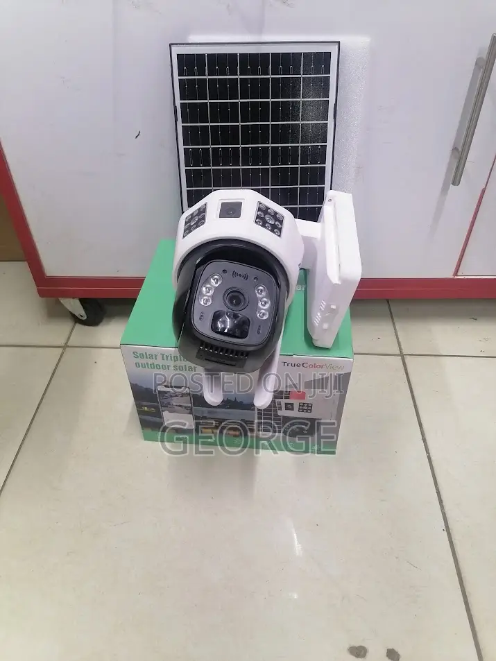 Long Service Dual Lens 4g Smart Solar Camera With Siren