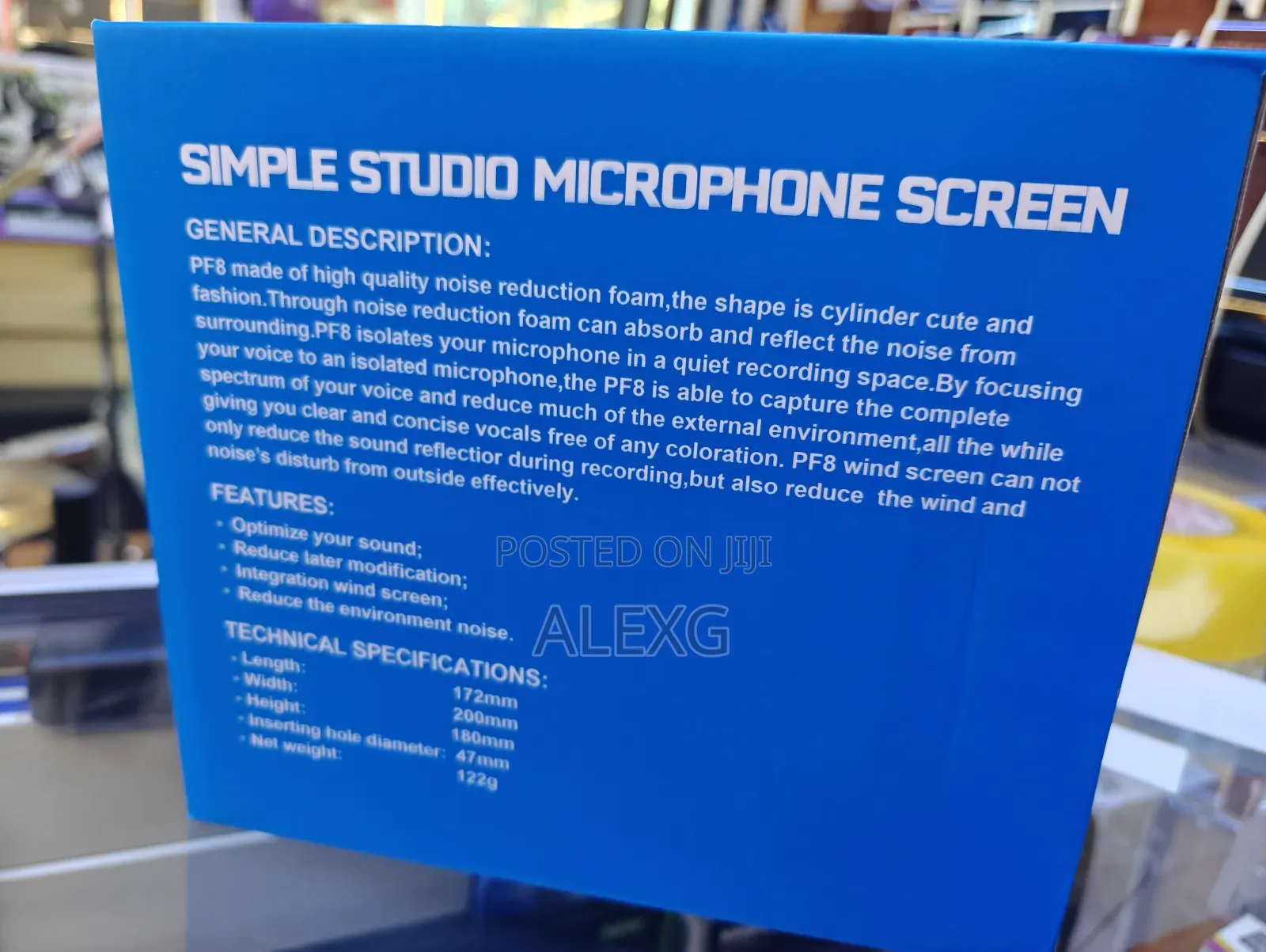 Studio Microphone Screen