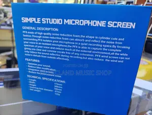 Studio Microphone Screen