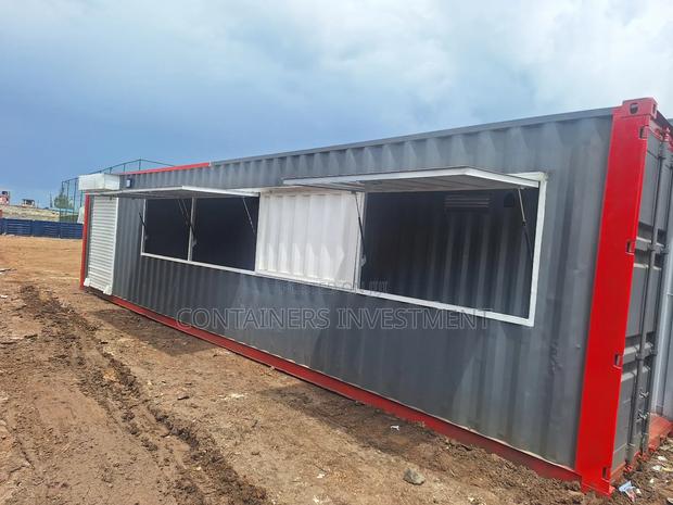 40ft Container Converted Into a Bar Counter Opening. - thumbnail 3