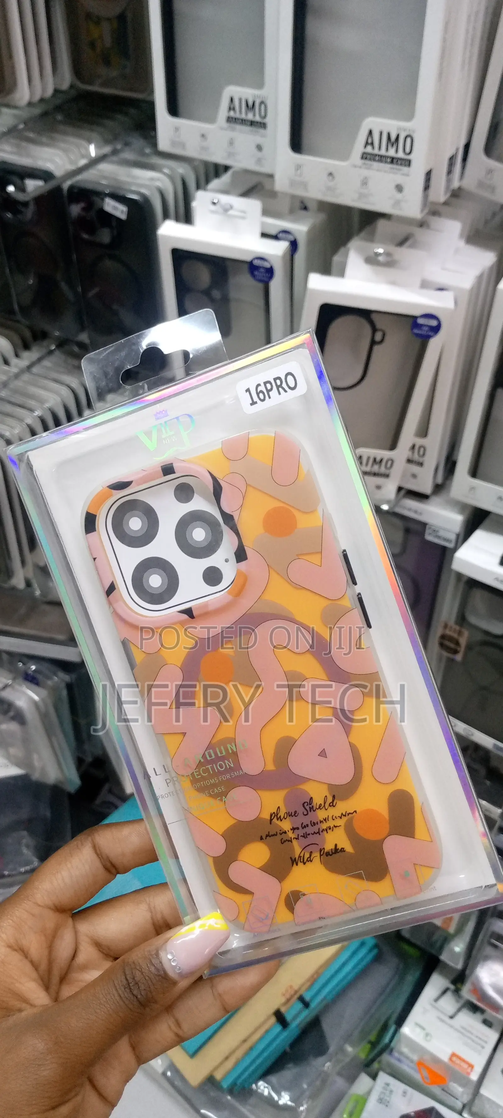 iPhone 16 Pro Magnetic Case With Colorfull Colors- Orange