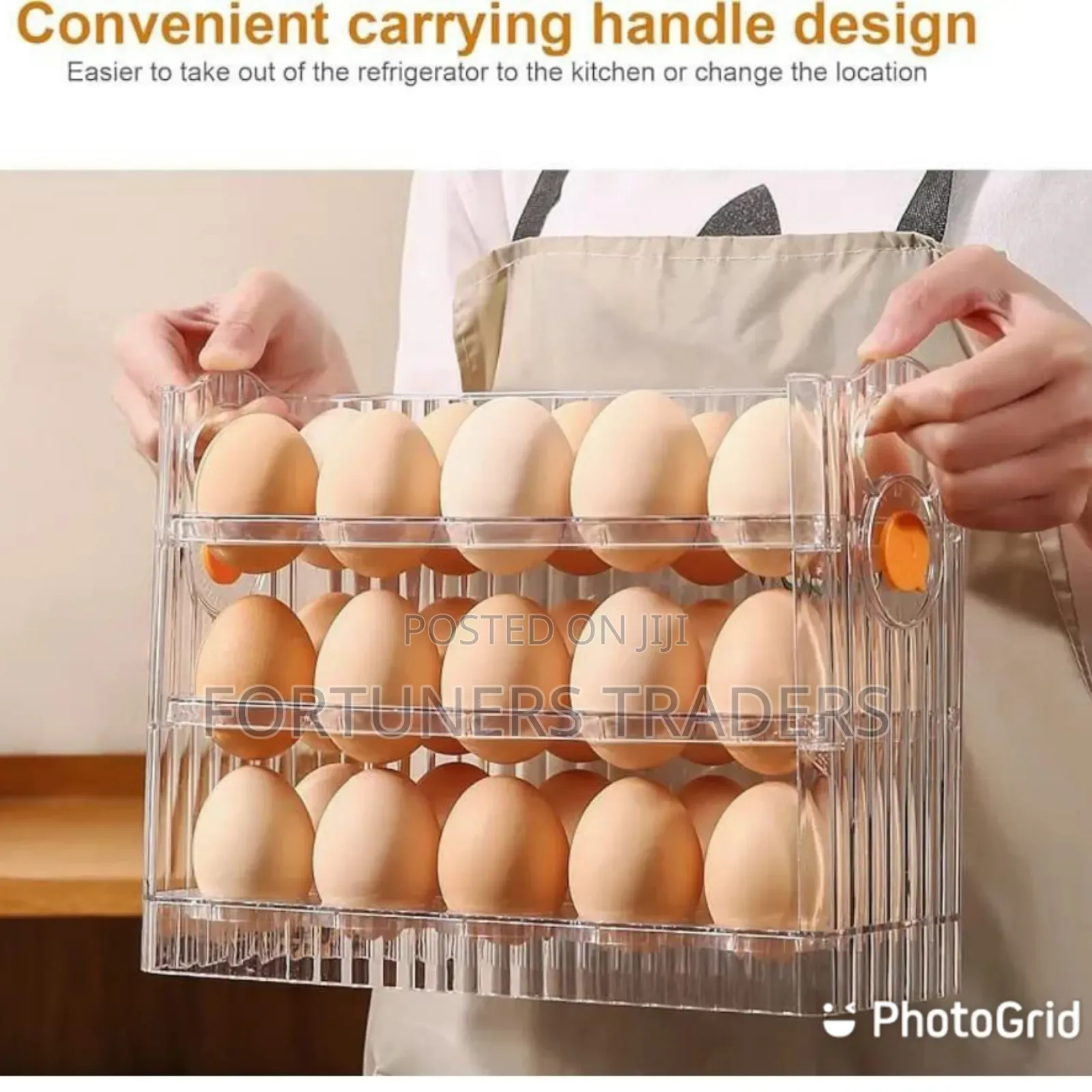 Acrylic Transparent Flip Egg Box