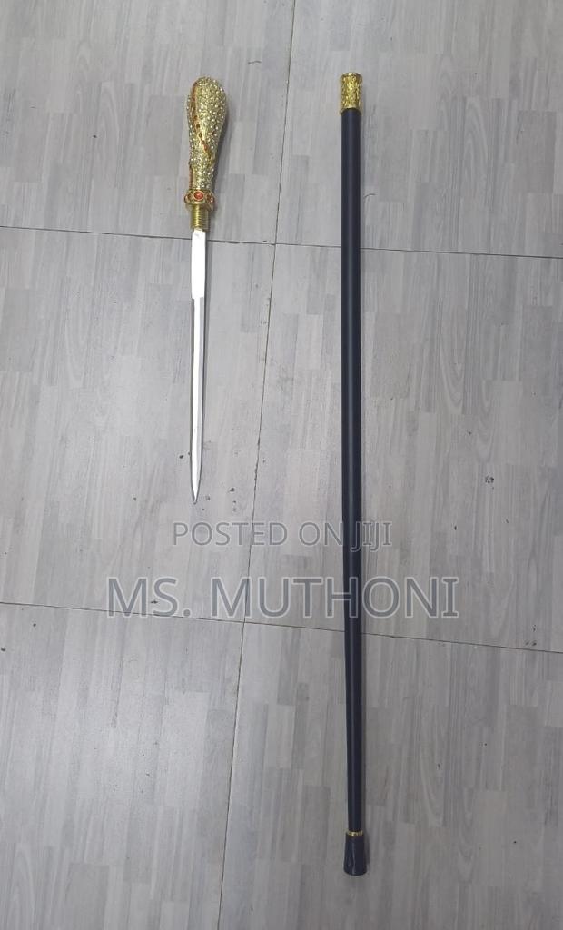 Walking Stick With a Knife
