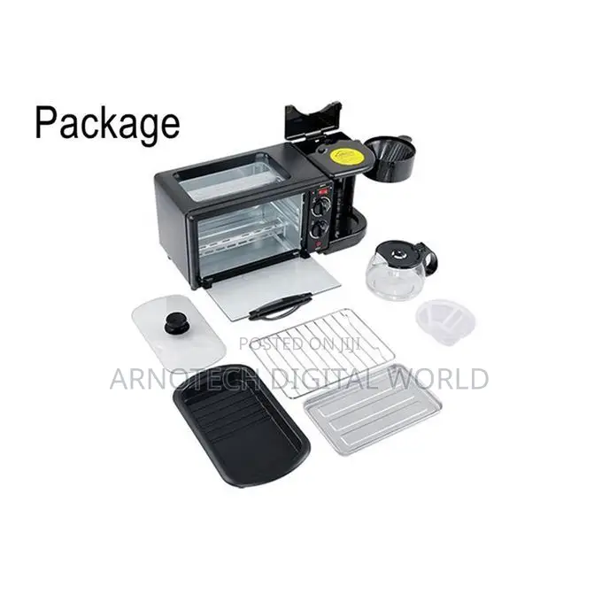 3in1 Breakfast Maker With Oven and Coffee Maker