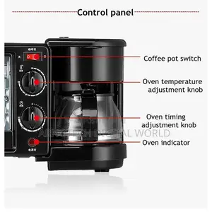 3in1 Breakfast Maker With Oven and Coffee Maker