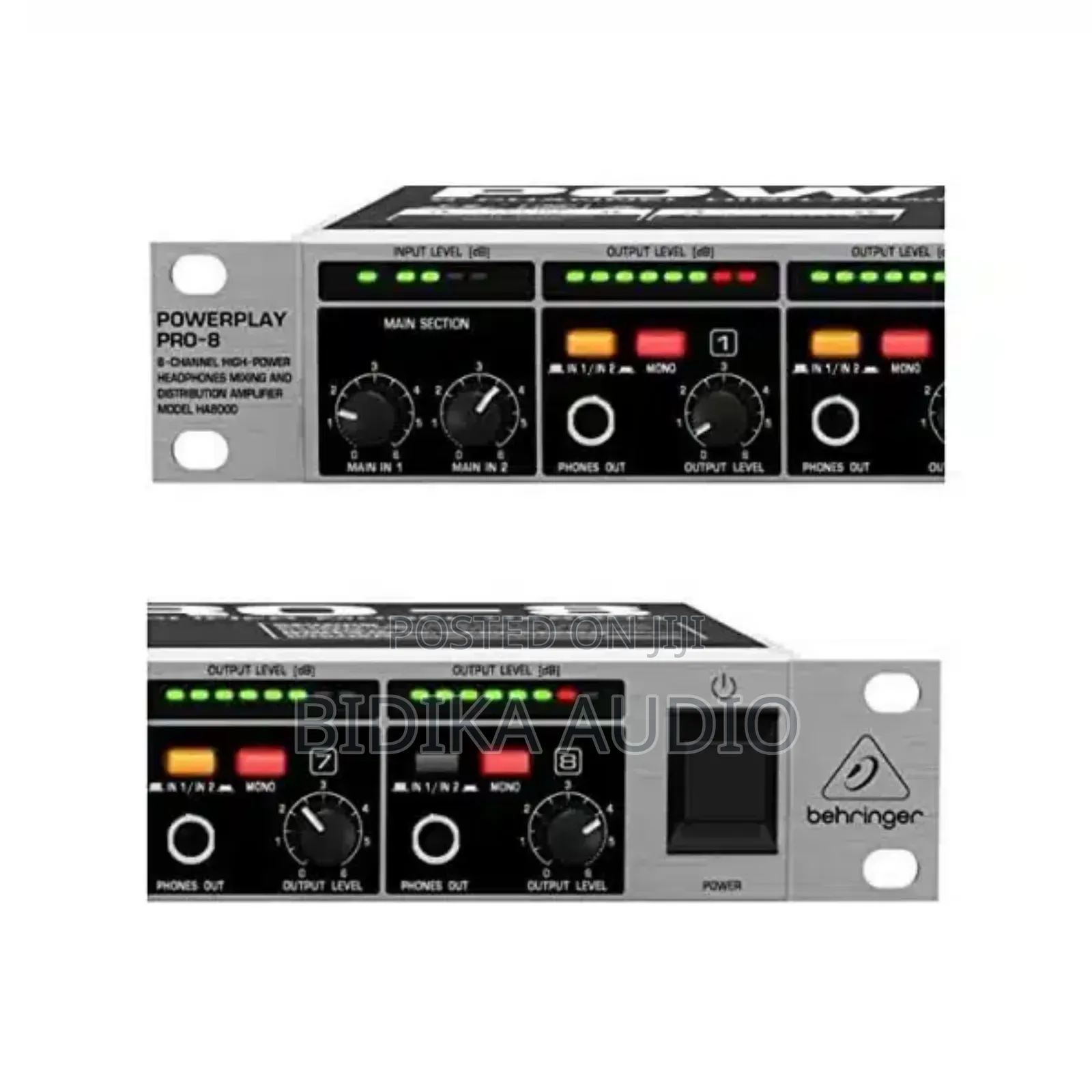Original Behringer Ha8000 V2 Powerplay Pro -8