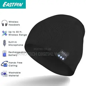 Bluetooth V5.0 Beanie Hats Hand Free Wireless Headphone