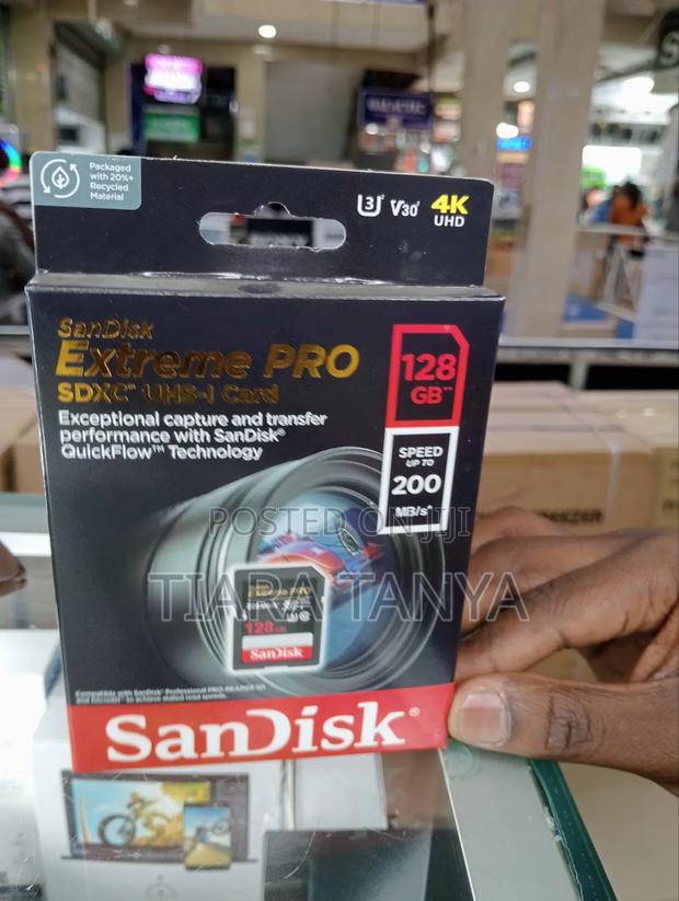Sandisk 128gb Extreme Pro Uhs-I SDXC Memory Card (Class 10) - thumbnail 2