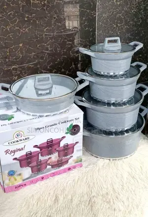 10pcs Tc Cookware With Silicone Lids