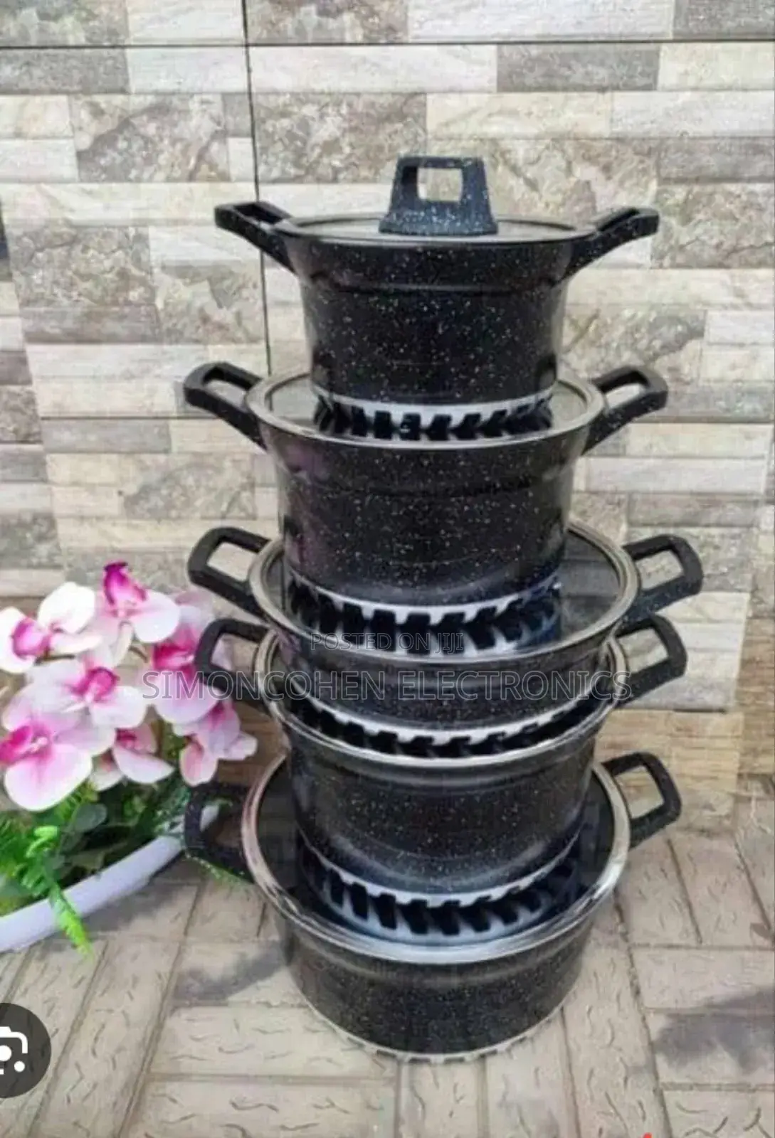 10pcs Tc Cookware With Silicone Lids