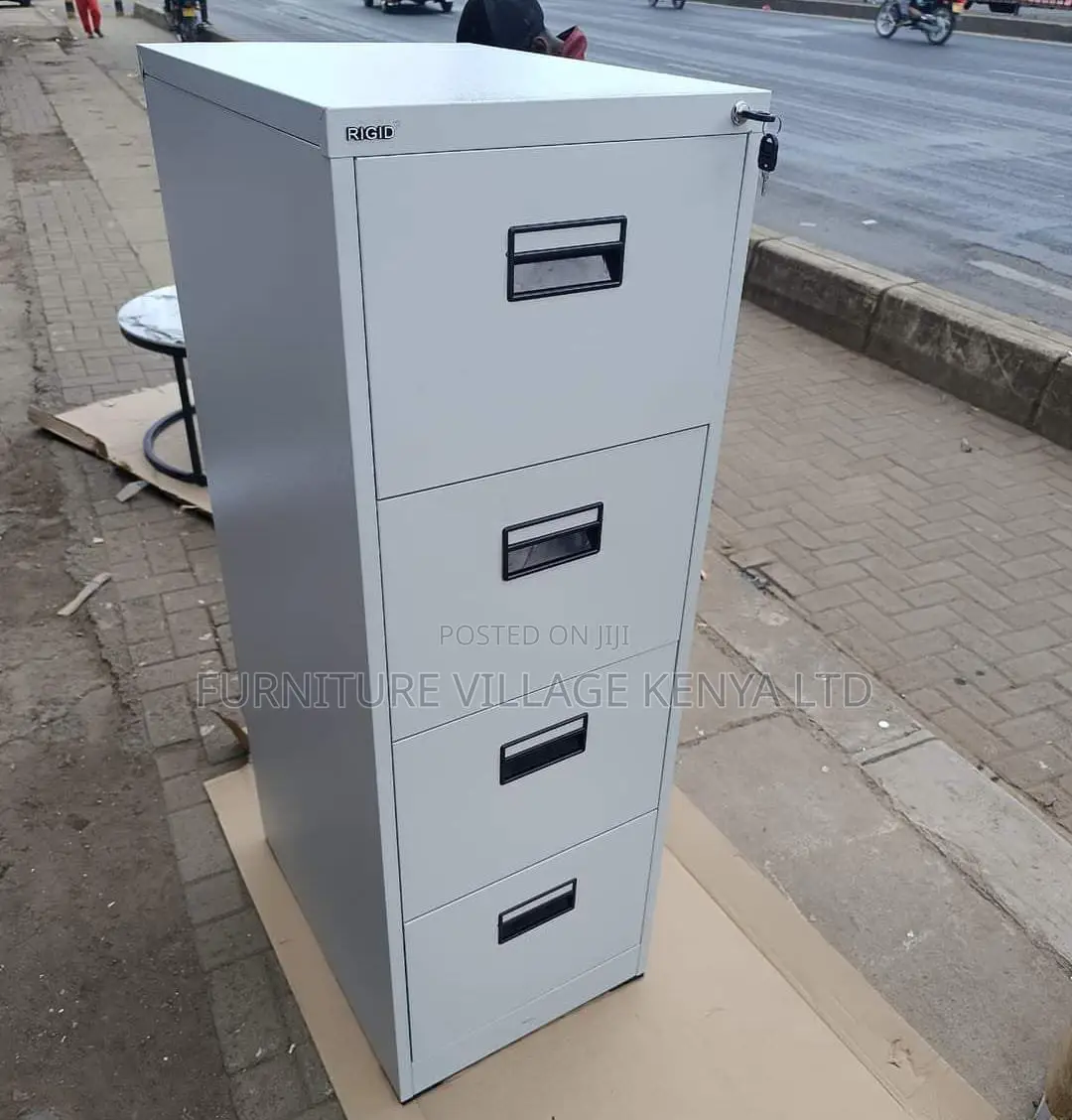 4 Drawer Metallic Filing Cabinet