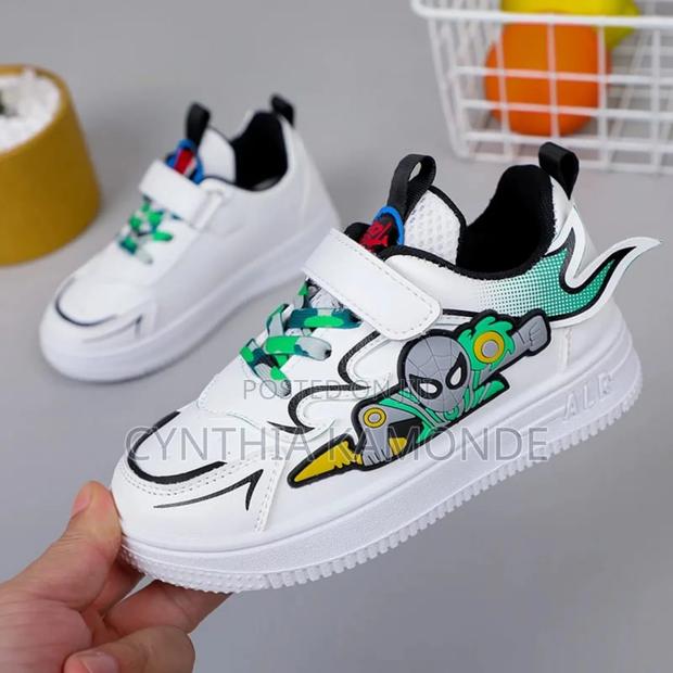 Spider Themed Sneakers Kids - thumbnail 4