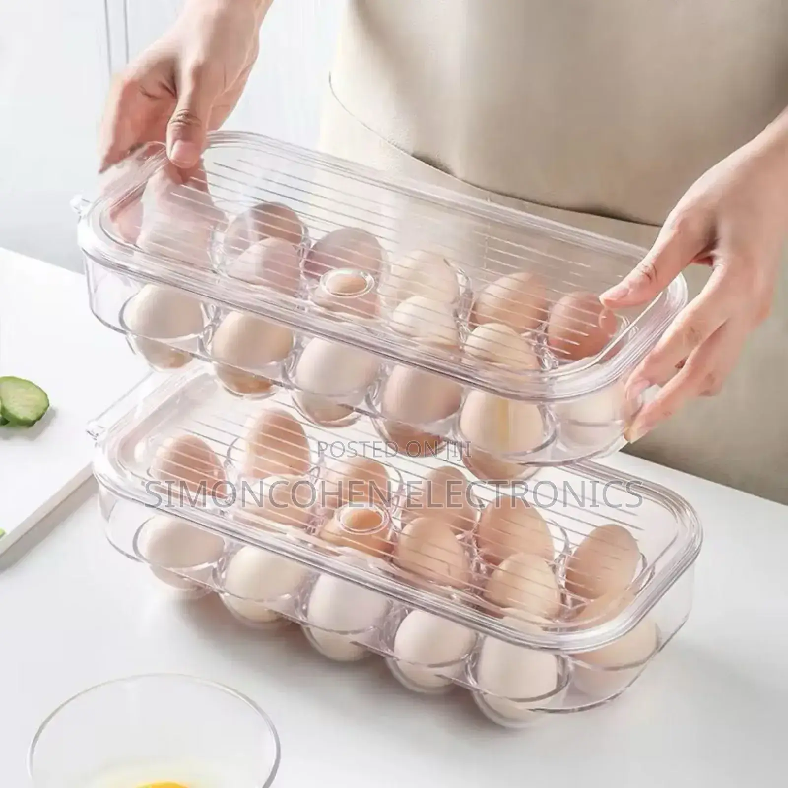 16 Grid Egg Holder With Handle