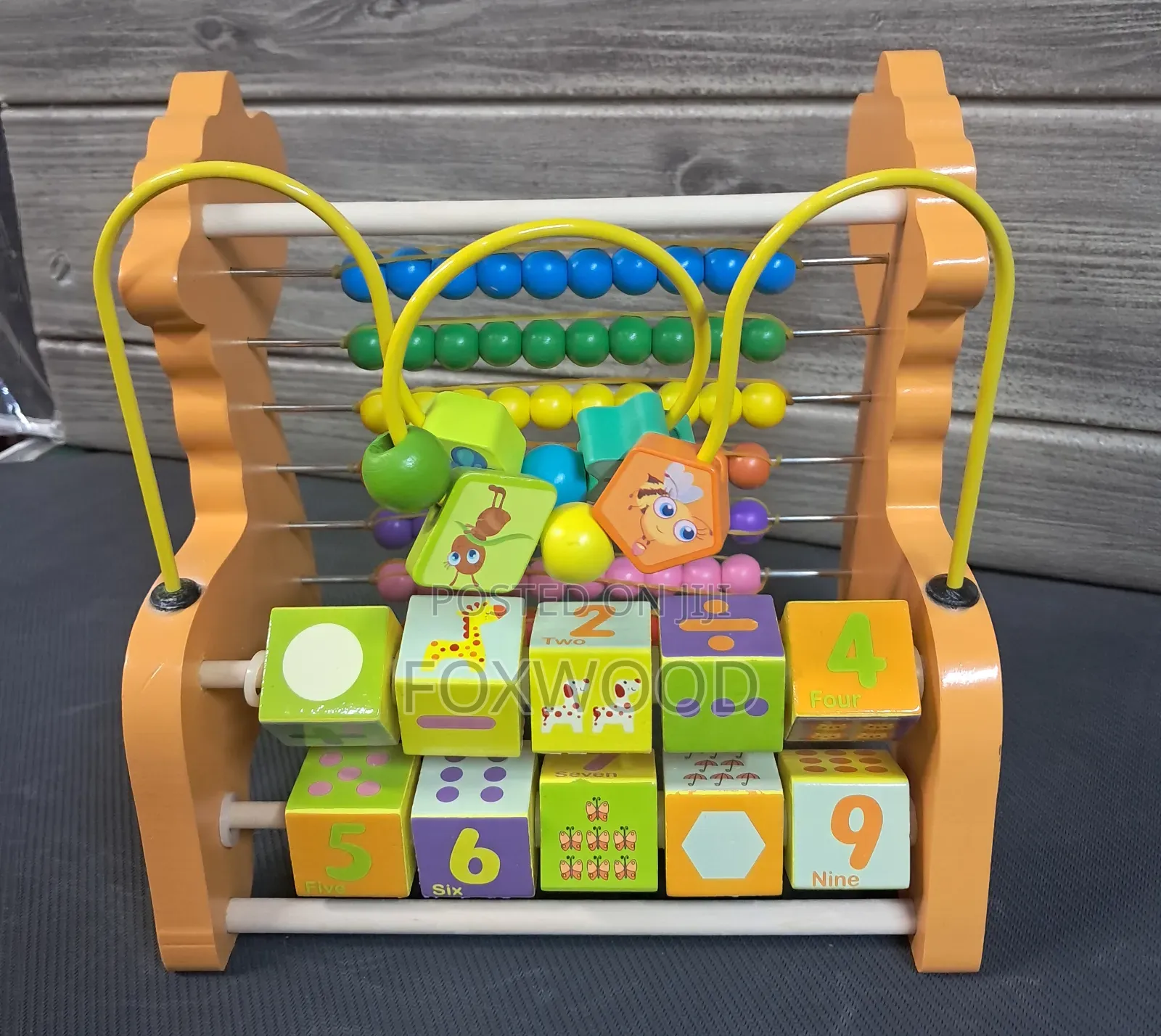 Children Counting Abacus