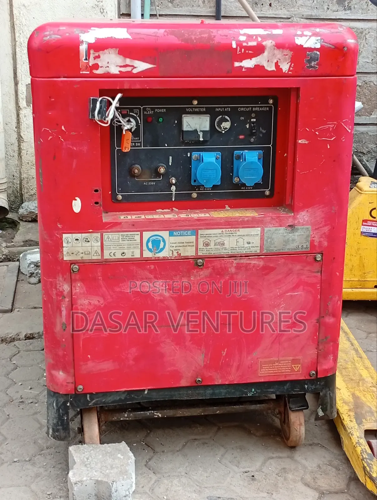 Generator Hire 10kva Diesel Engine 7,500/-