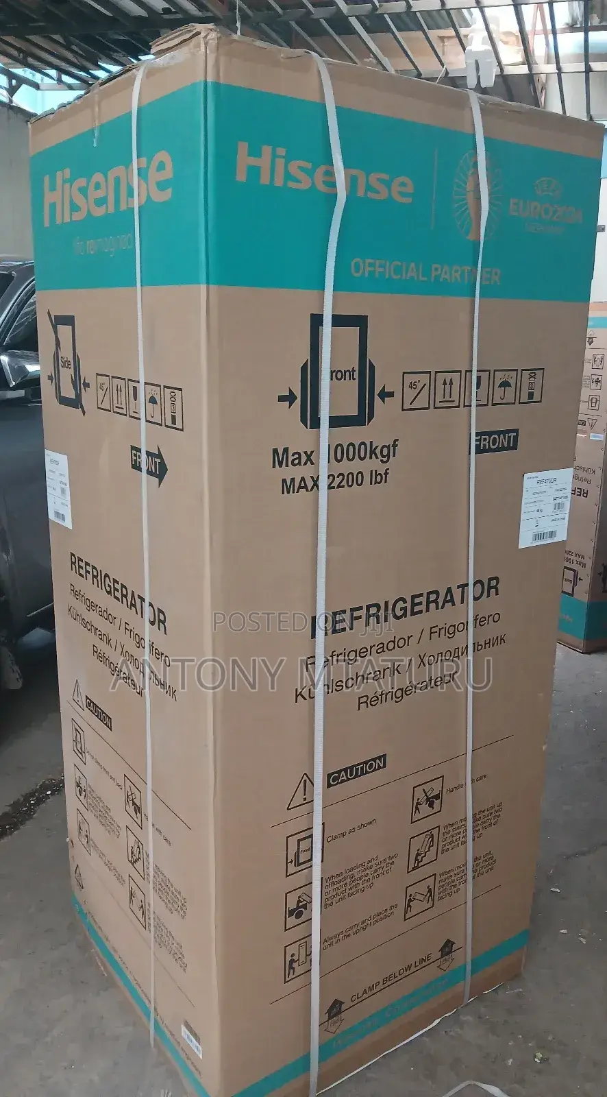 Hisense Fridge 470liters 4-Door Ref 470dr