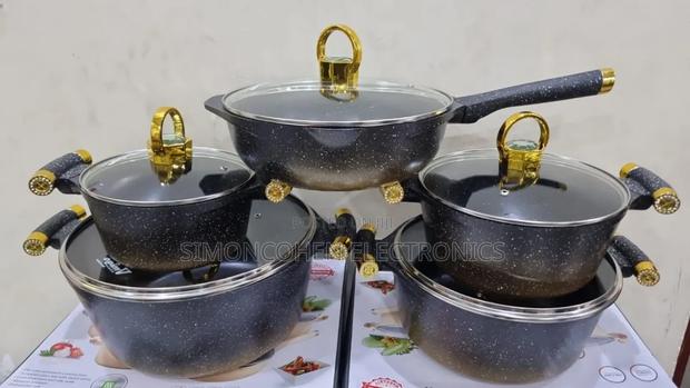 Heavy Die Casting 10pcs Granite Cookware Set - main view
