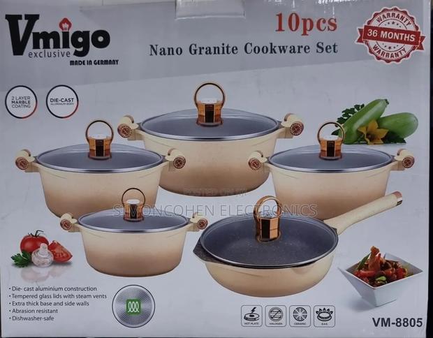 Heavy Die Casting 10pcs Granite Cookware Set - thumbnail 2