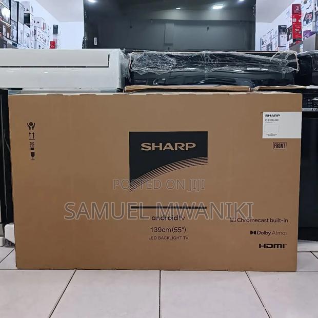 Sharp 55" Uhd Smart Android Tv Frameless New Model - thumbnail 2