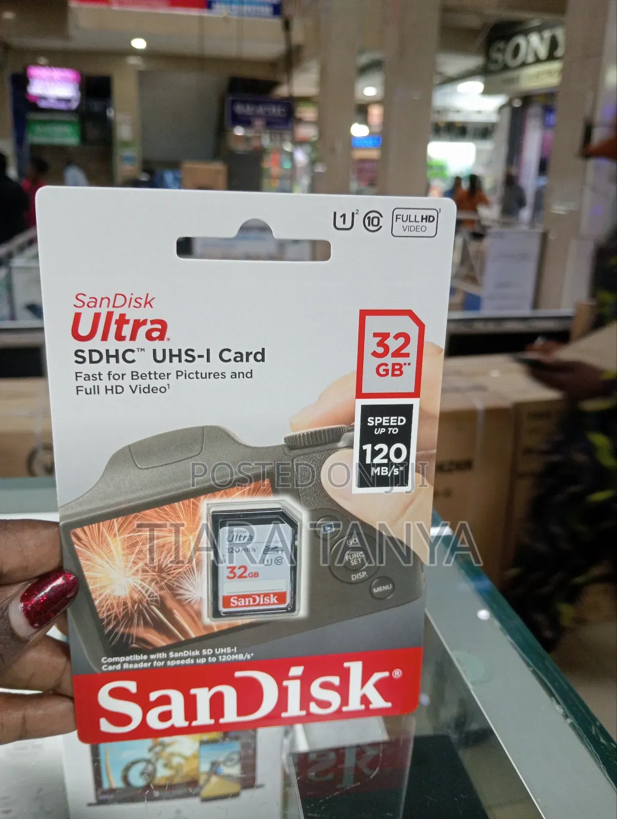 Sandisk 32gb Ultra Uhs-I SDHC Memory Card (Class 10)