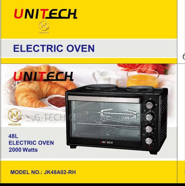 Unitech 48l Extra Capacity Oven With Double Electric Plate