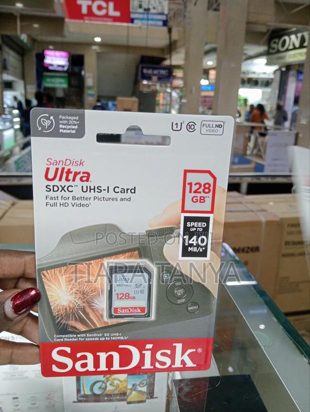 Sandisk 128gb Ultra (140mb/S) Uhs-I SDXC Memory Card