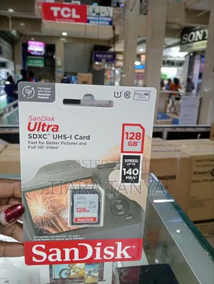 Sandisk 128gb Ultra (140mb/S) Uhs-I SDXC Memory Card